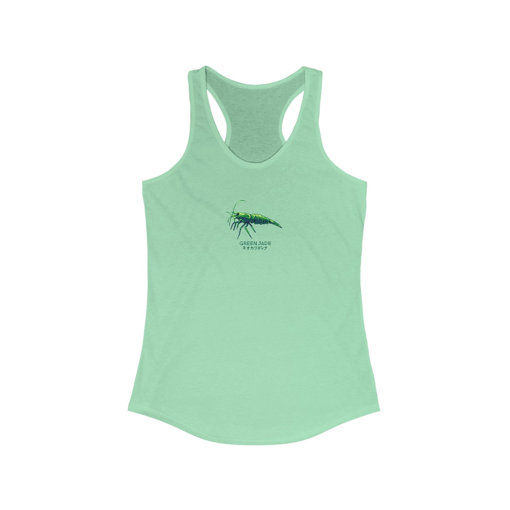 Paradise Green Jade Ladies Racerback